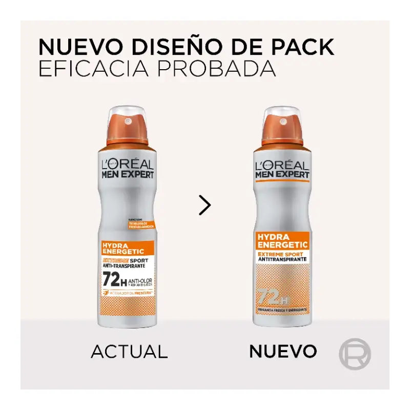 L'Oréal Paris Homme Hydra Energetic Sport Déodorant Spray 150 ml