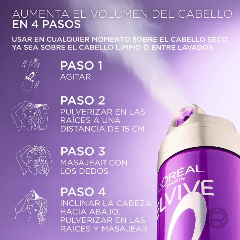 L'Oréal Paris Elvive Big Hair Day Refreshing Volume Spray, 200 ml