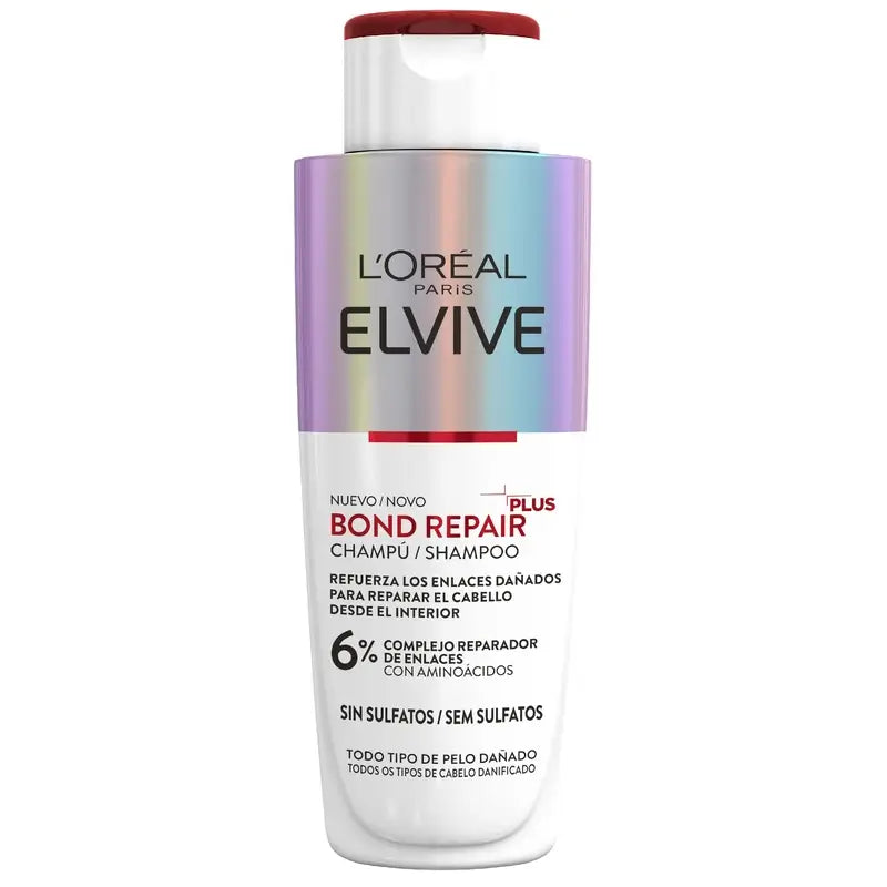 L'Oréal Paris Elvive Bond Repair Plus Fortifying Shampoo, 200 ml
