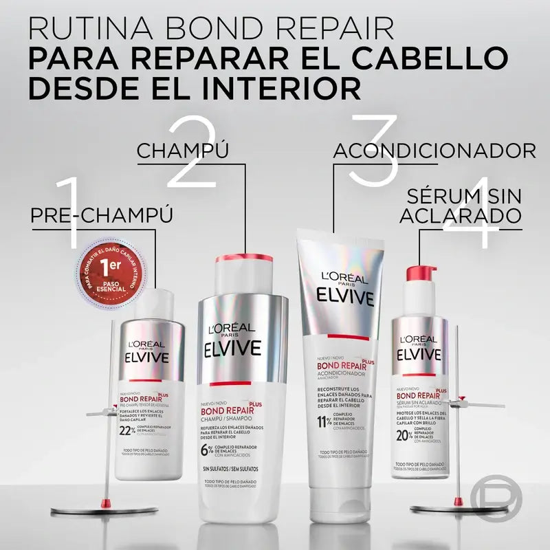 L'Oréal Paris Elvive Bond Repair Plus Leave-In Hair Repair Serum, 150 ml