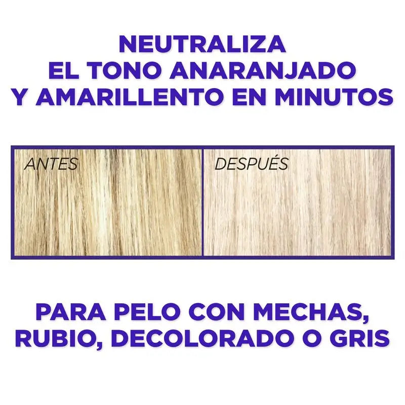 L'Oréal Paris Elvive Color Vive Violet Conditionneur matifiant pour cheveux méchés, blonds ou gris 150Ml
