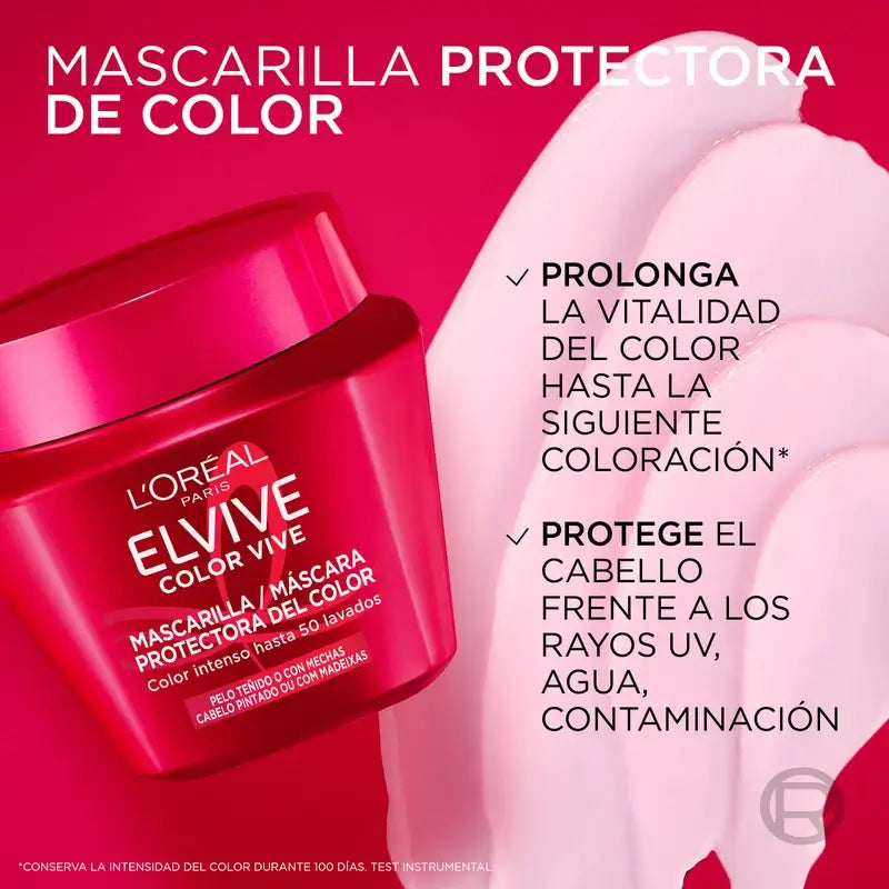L'Oréal Paris Elvive Color Vive Colour Lock Mask, 310 ml