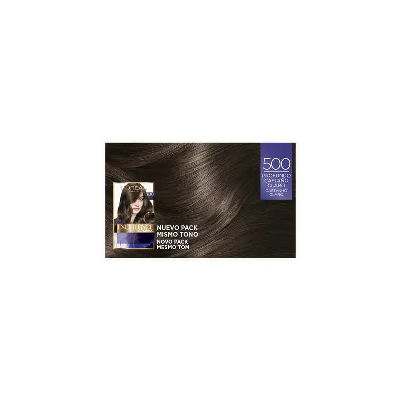 L'Oréal Paris Excellence Deep Auburn - Coloration permanente - Teinte 500 Light Deep Auburn