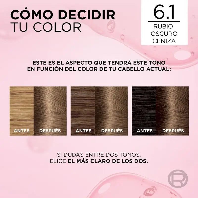 L'Oréal Paris Excellence Creme Permanent Colour - Shade 6.1 Dark Ash Blonde