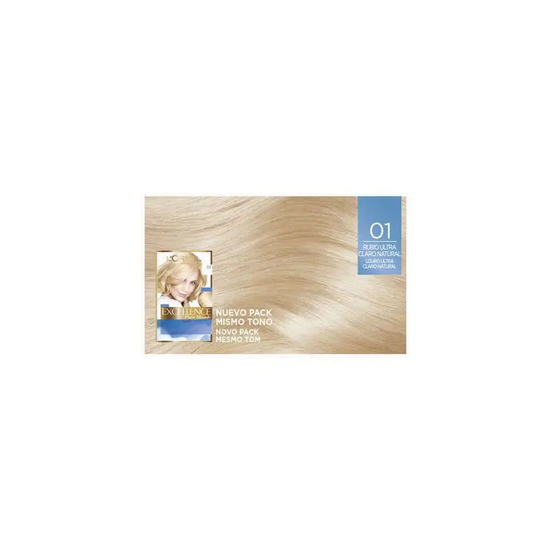 L'Oréal Paris Excellence Pure Blonde Ultra-Lightening - Teinte 01 Blond Naturel Ultra Clair