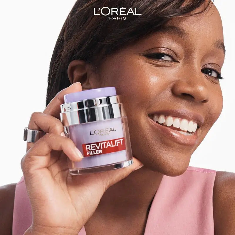 L'Oréal Paris Revitalift Filler Cream Gel : Acide Hyaluronique & 3 Céramides, Hydratation Intense