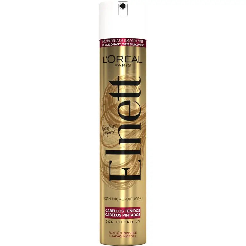 L'Oréal Paris Elnett Strong Hold Hairspray Cheveux colorés 400Ml
