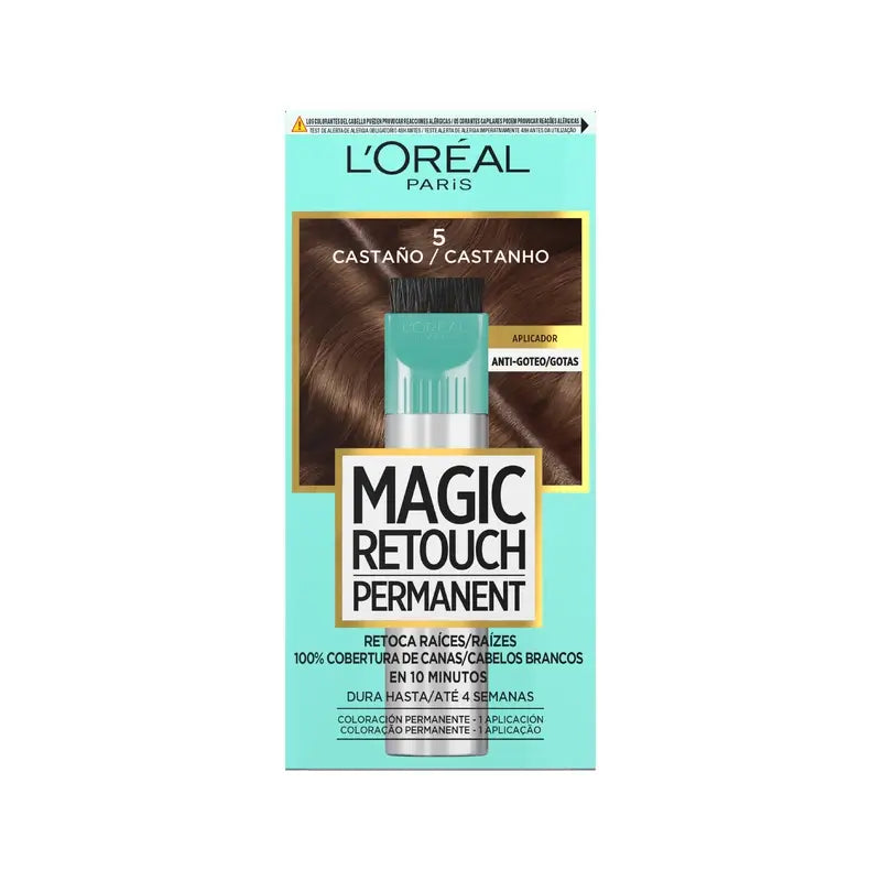 L'Oréal Paris Magic Retouch Permanent Retouche racines 5 Châtain 18 ml