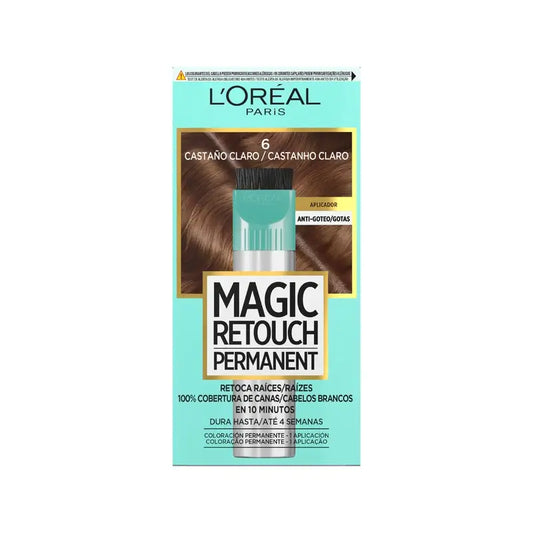 L'Oréal Paris Magic Retouch Permanent - Retouche racines 6 Châtain clair 18 ml