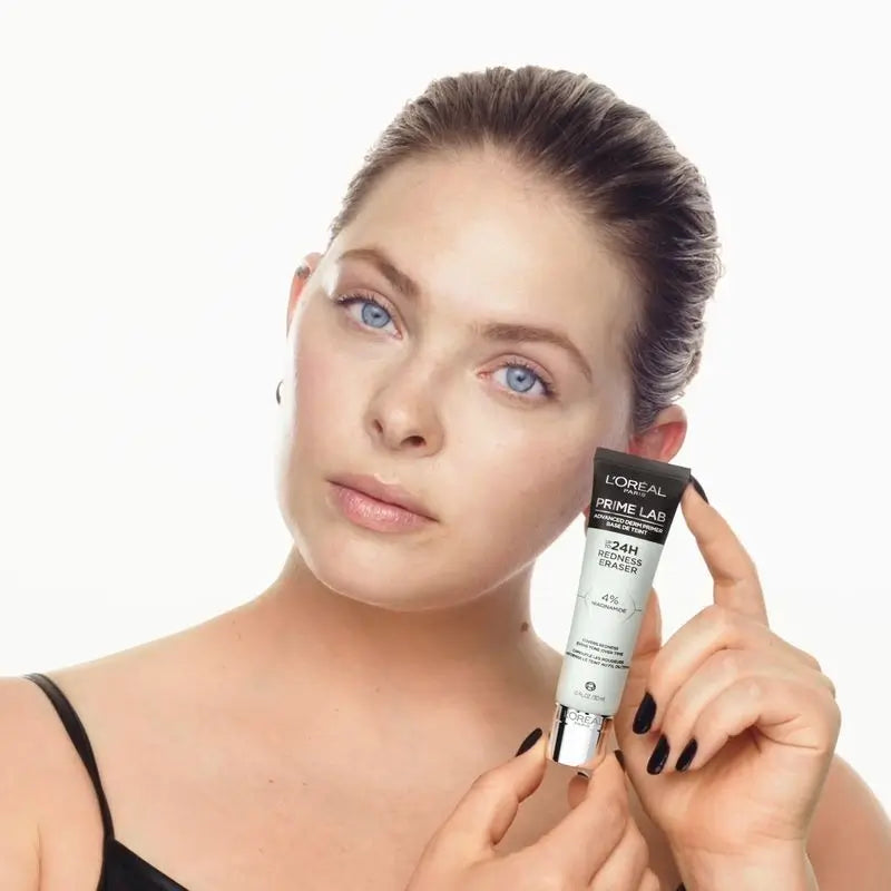 L'Oréal Paris Prime Lab Anti-Redness, Correcteur de Rougeurs 24H avec Niacinamide