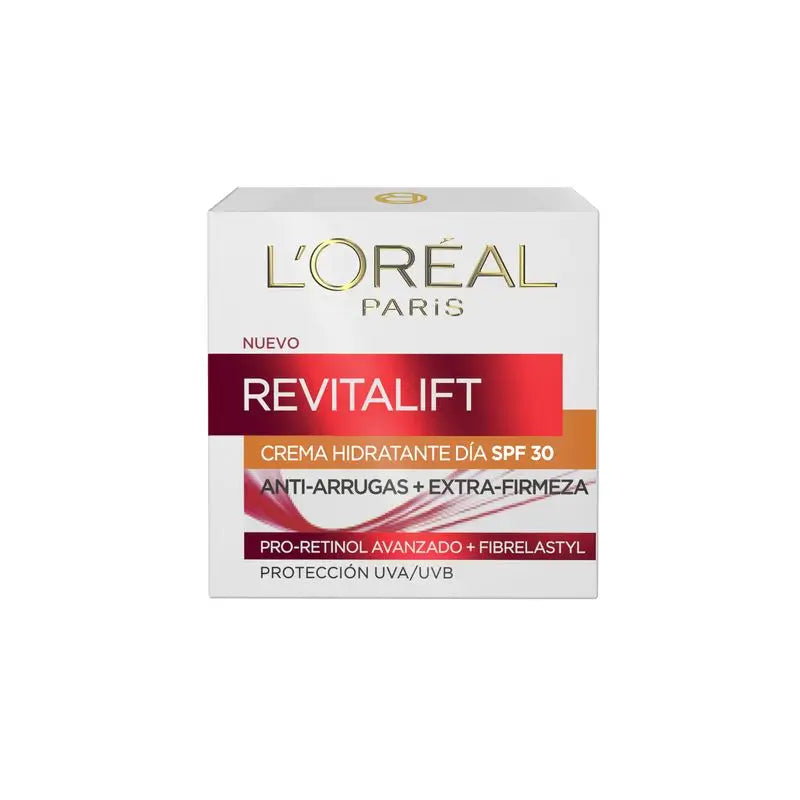 L'Oréal Paris Revitalift Crème de Jour Anti-Rides Avec Protection Solaire - Avec Pro-Rétinol - 50 Ml