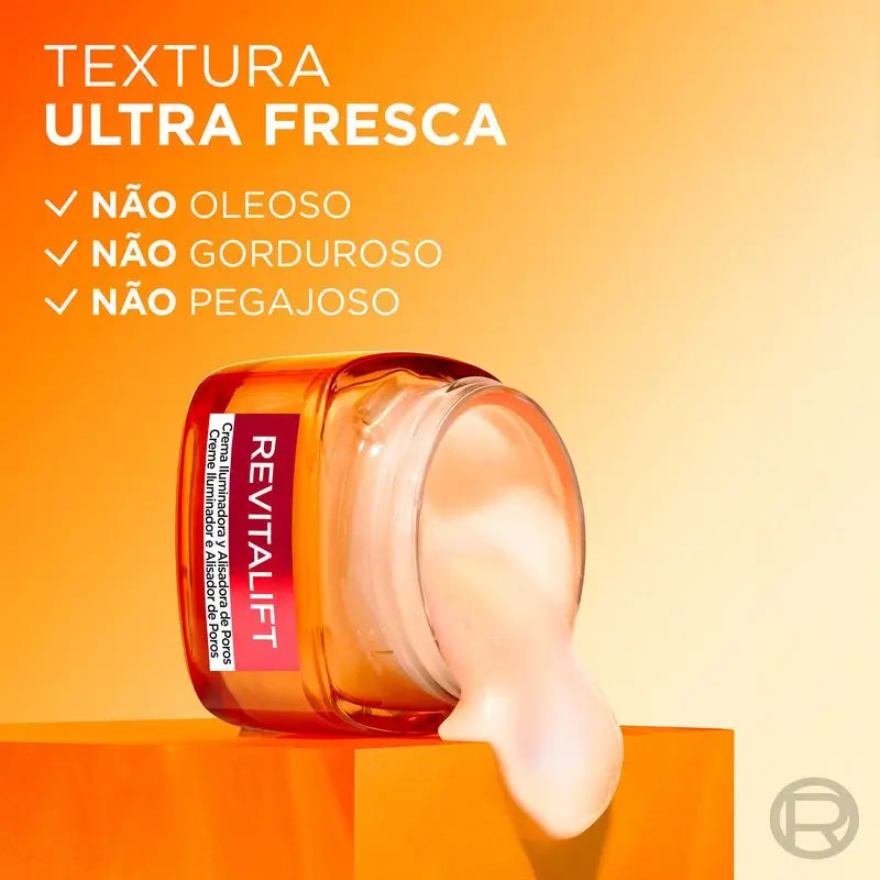 L'Oréal Paris Revitalift Vitamine C Gel Crème Eclaircissant et Réducteur de Pores
