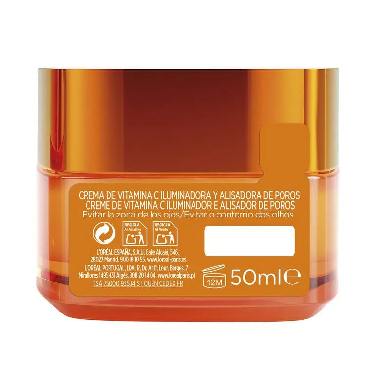 L'Oréal Paris Revitalift Vitamine C Gel Crème Eclaircissant et Réducteur de Pores
