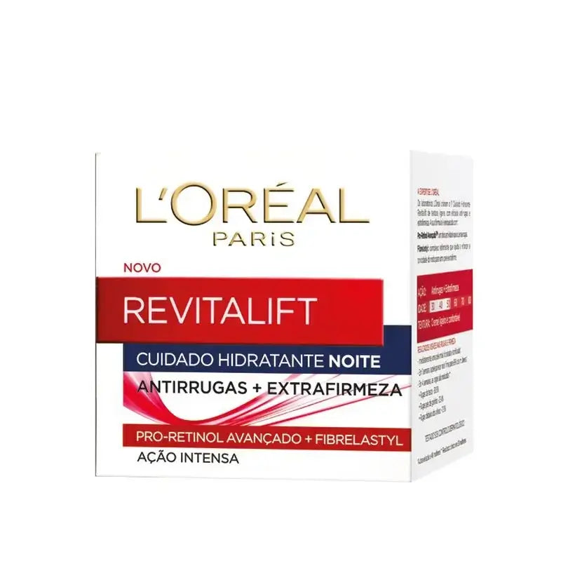 L'Oréal Paris Revitalift Crème de Nuit Anti-Rides - Avec Pro-Rétinol - 50 Ml