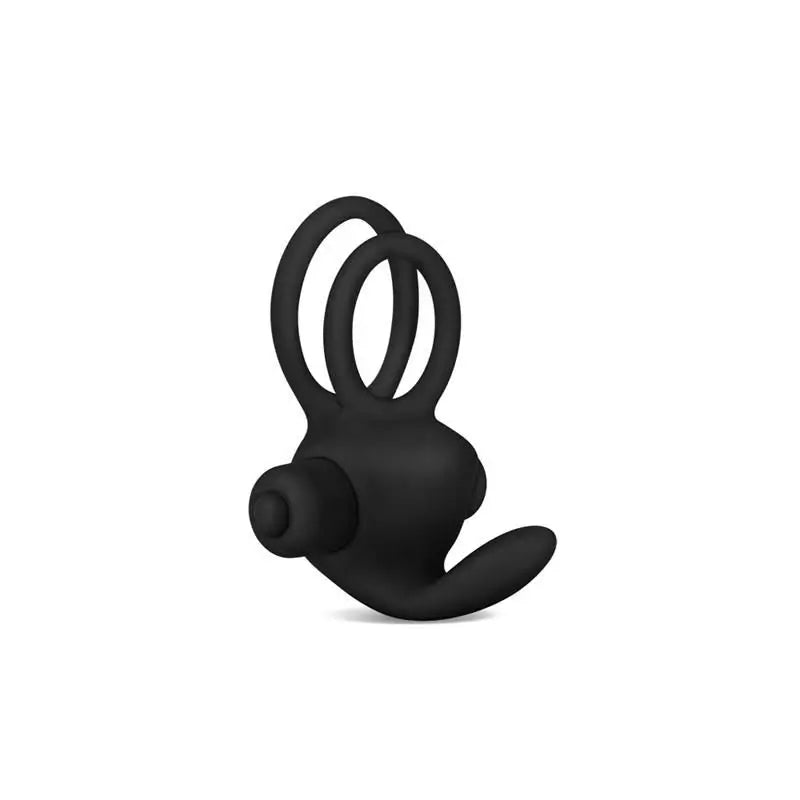 Lovetoy Power Clit Duo Double Anneau Vibrant Noir