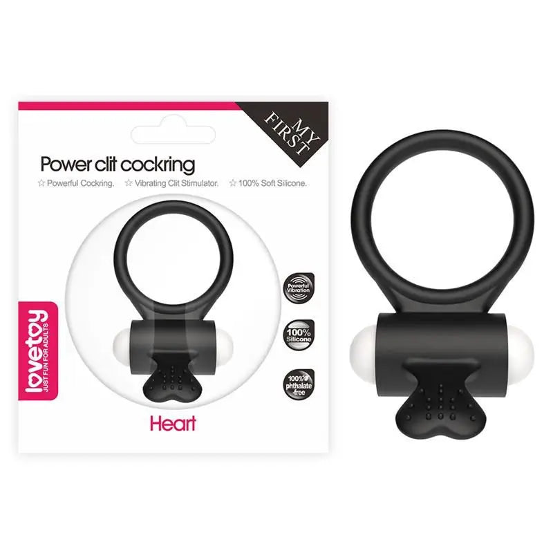 Lovetoy Anneau Vibrant Power Clit Noir Modèle 2