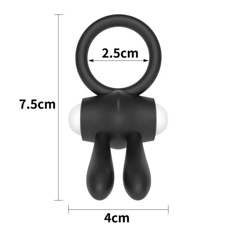 Lovetoy Anneau Vibrant Power Clit Noir Modèle 1