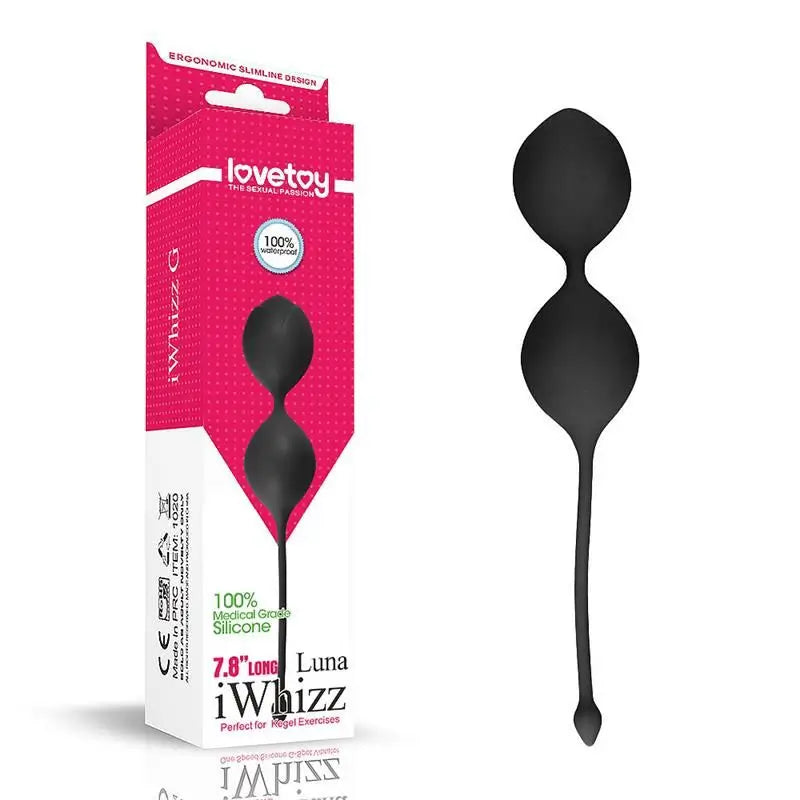 Lovetoy Boules de Kegel avec poids Iwhizz Luna Noir