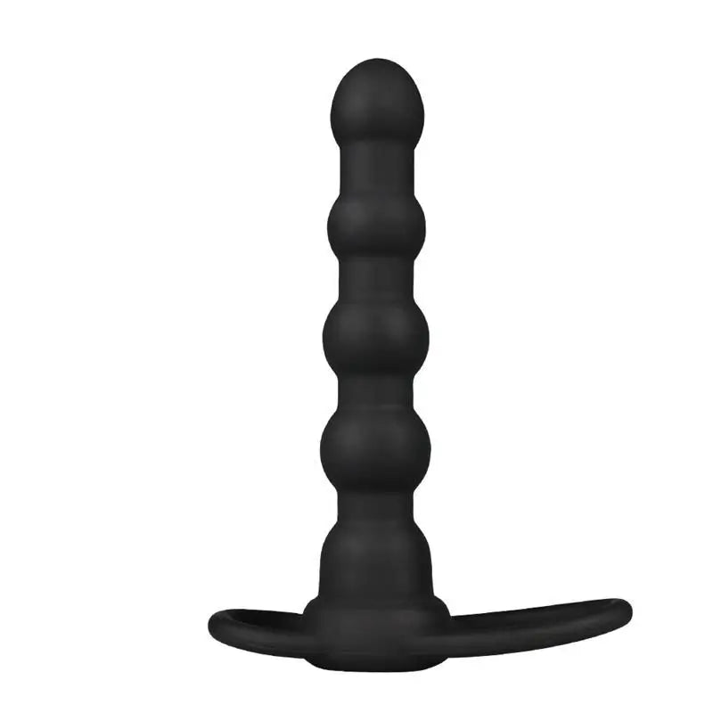 Lovetoy Double Prober Anal Plug With Vibration Black