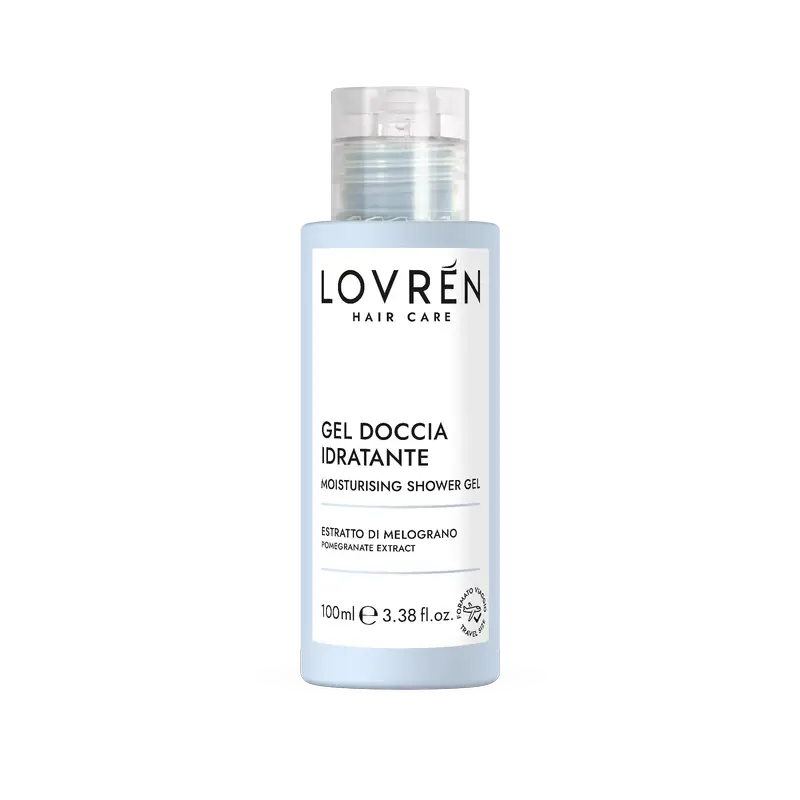 Lovrén Hair Care Gel douche hydratant, format voyage, 100 ml