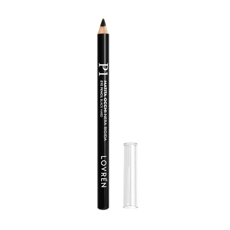 Lovrén P1 Crayon pour les yeux noir rigide, 1,1 g