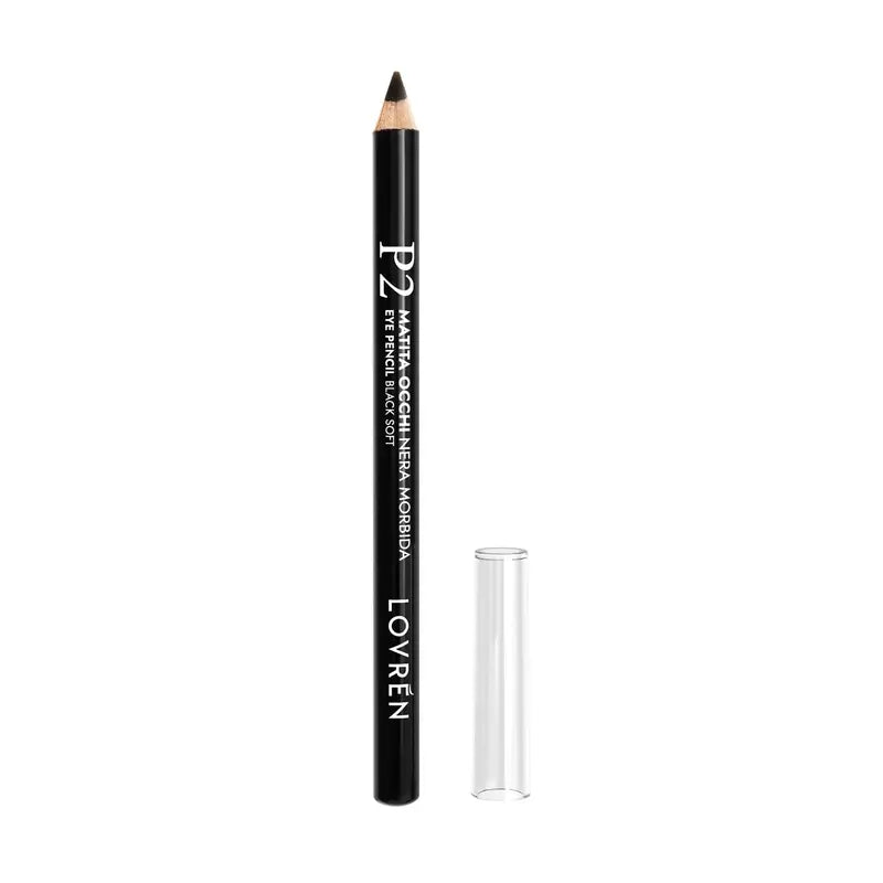 Lovrén P2 Crayon pour les yeux noir doux, 1,1 g