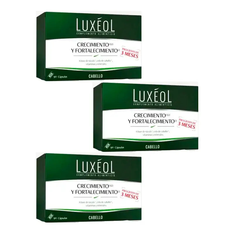 Luxeol Densité, Croissance et Force, Pack 3 x 90 comprimés