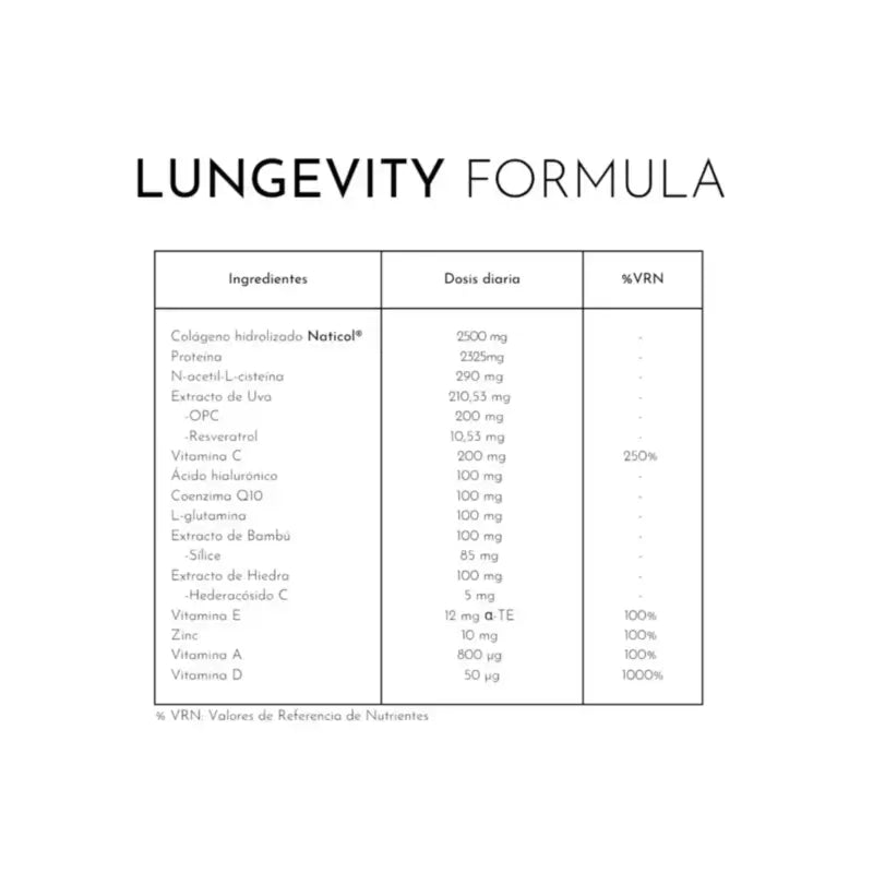 Luxmetique Lungevity Formula, 20 sachets