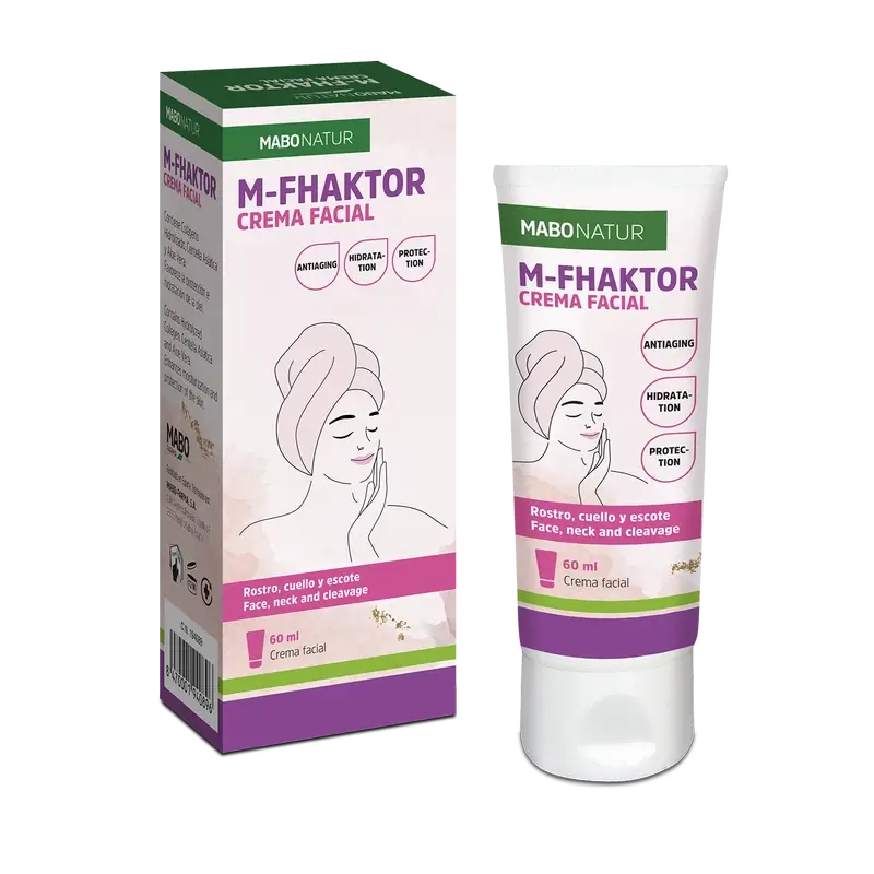 Mabonatur M-Fhaktor Crème visage et décolleté, 60 ml