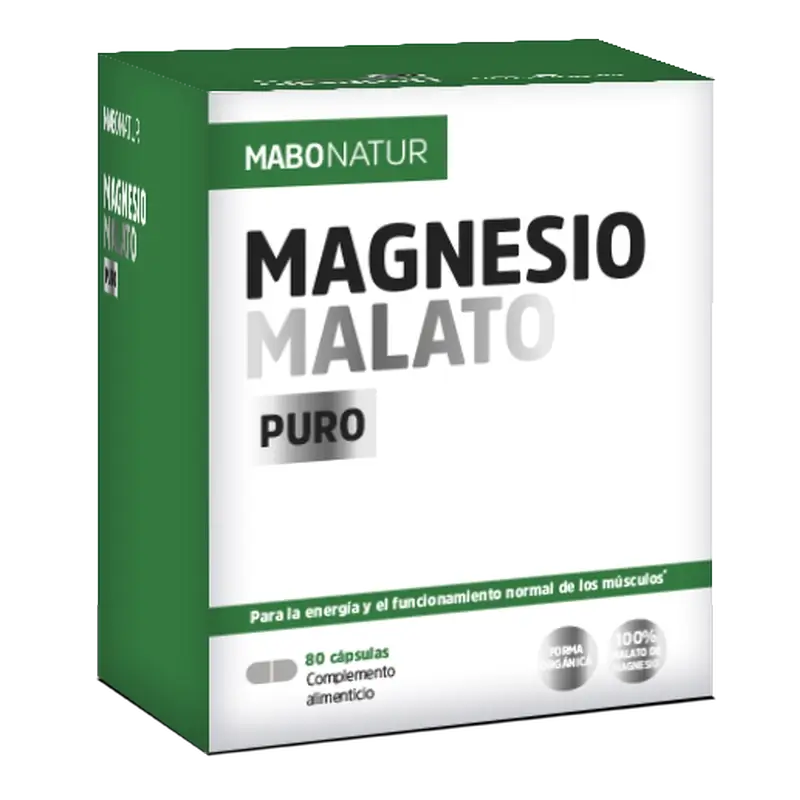 Mabonatur Pure Magnesium Malate, 80 gélules