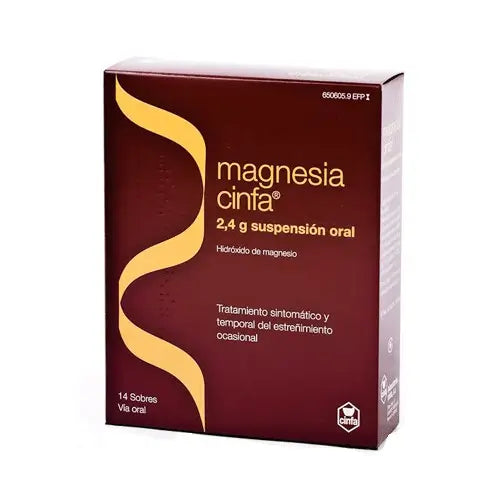 Magnesia Cinfa 2.4 g 14 Sachets Suspension Orale