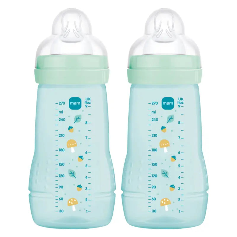Mam Baby Easy Active Biberon Bleu vif, 2X270Ml