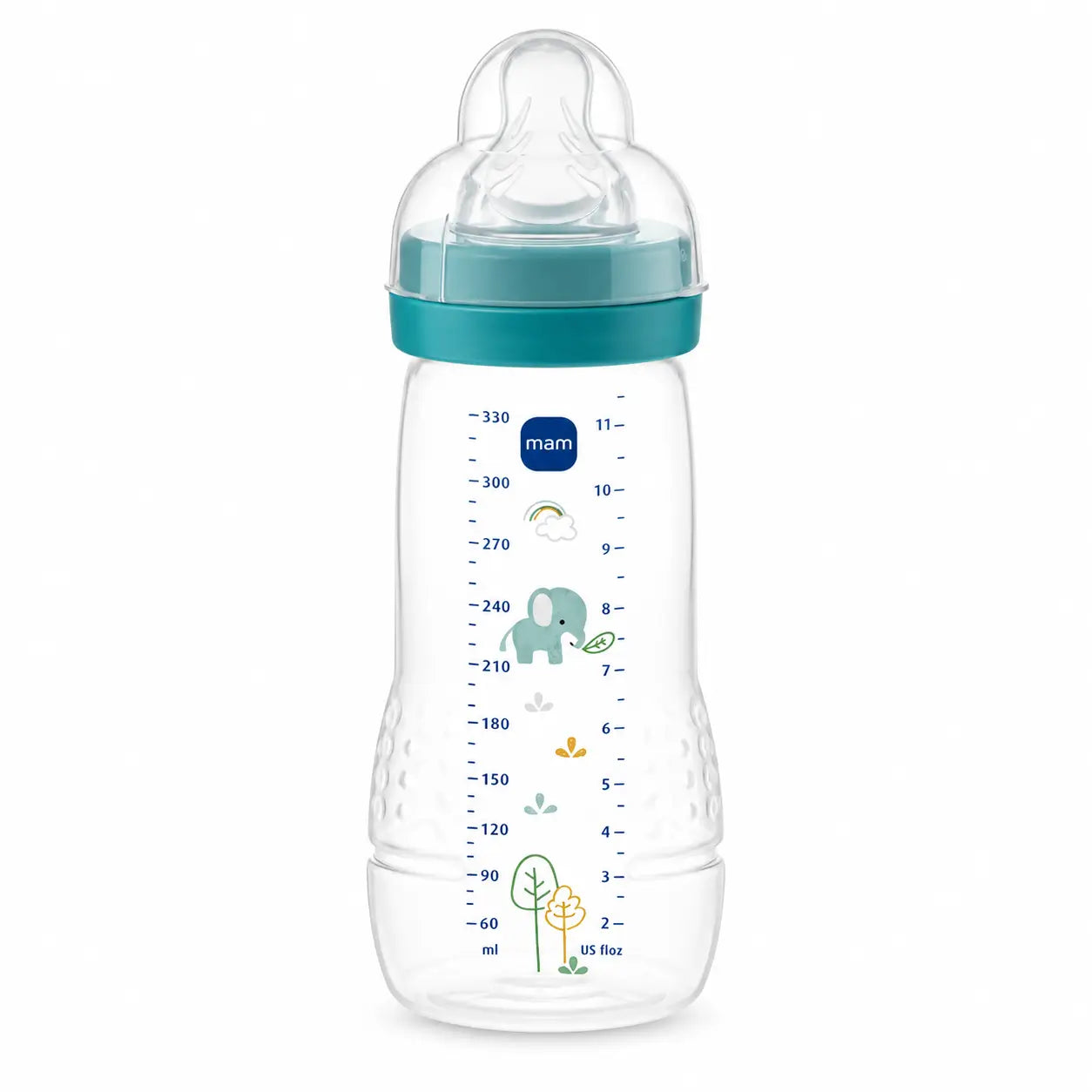 Mam Baby Easy Active Biberon bleu vif, 330 ml