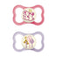 Mam Baby Pacifier Air Night Silicone Pink +6M, 2 Units