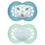 Mam Baby Pacifier Original Silicone Neutral 2-6M, 2 Units