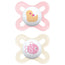 Mam Baby Soother Original Start Silicone Pastel Pink 0-2M, 2 Units