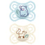 Mam Baby Pacifier Perfect Silicone Blue 2-6M, 2 Units