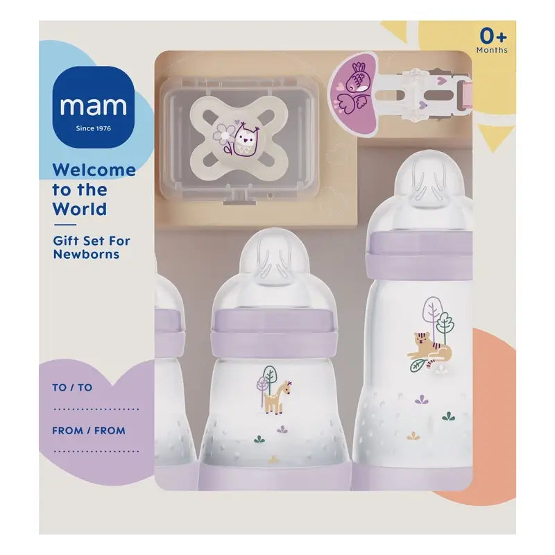 Mam Baby Welcome To The World Ensemble pour nouveau-né Rose