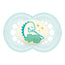 Mam Pacifier Original Night 16+ Silicone Blue, 2 units