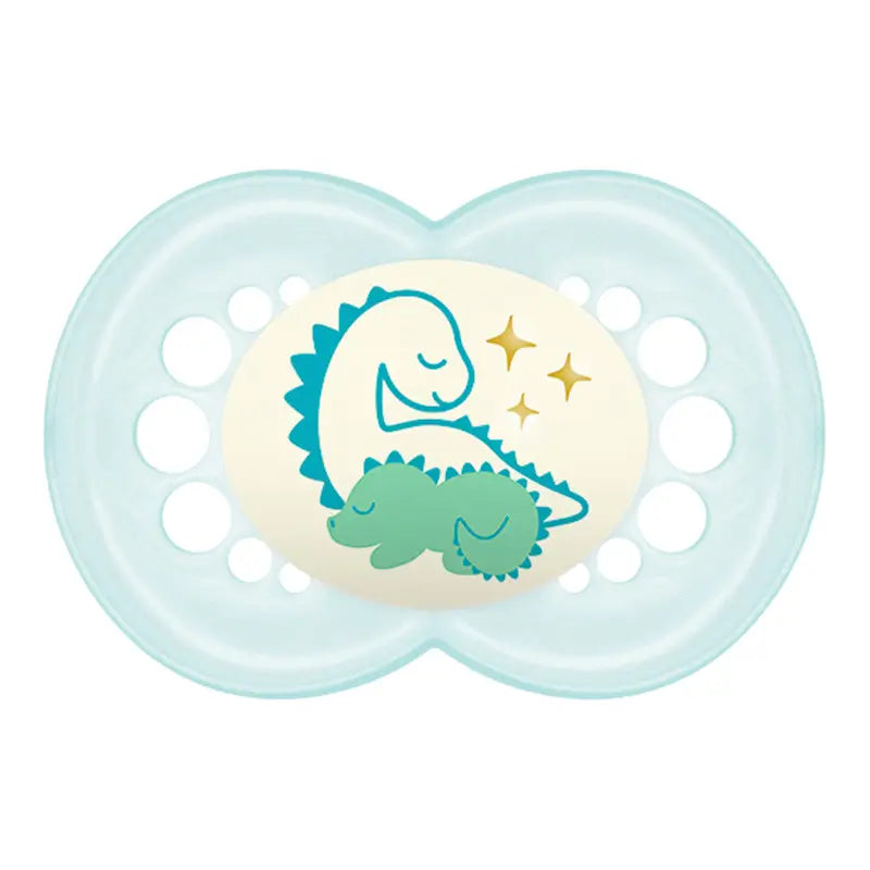 Mam Pacifier Original Night 16+ Silicone Blue, 2 units