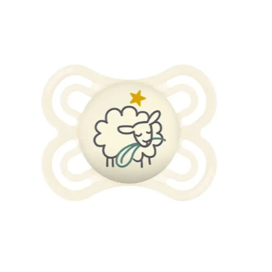 Mam Pacifier Perfect Night 2-6 Months Silicone Neutral, 1 piece