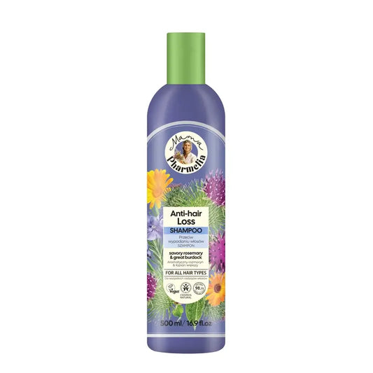 Mama Pharmelia Shampoo Stop Hair Loss Aromatic Rosemary & Burdock Nourishing Shampoo, 500ml