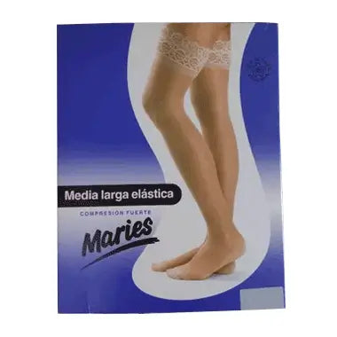 MARIES Strong beige long sock size 2
