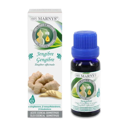 Marnys Ginger Essential Food Oil Case , 15 ml