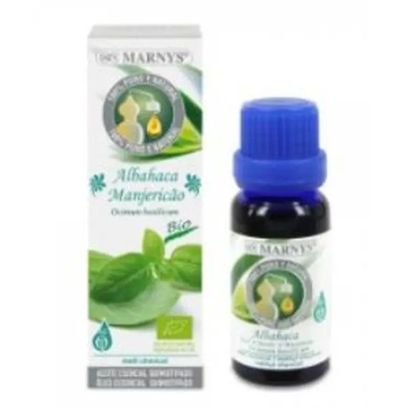 Marnys Basil Essential Food Oil 15Ml. Bio