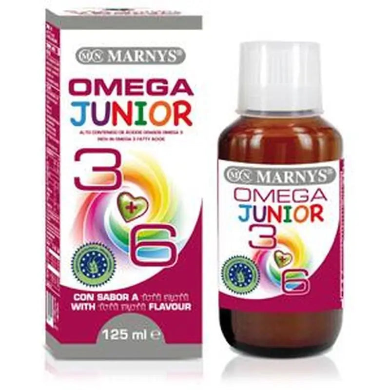 Marnys Omega 3 & 6 Junior Syrup 125Ml.