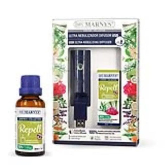 Marnys Pack Usb Ultra Nebuliser+Synergy Repell 30Ml.