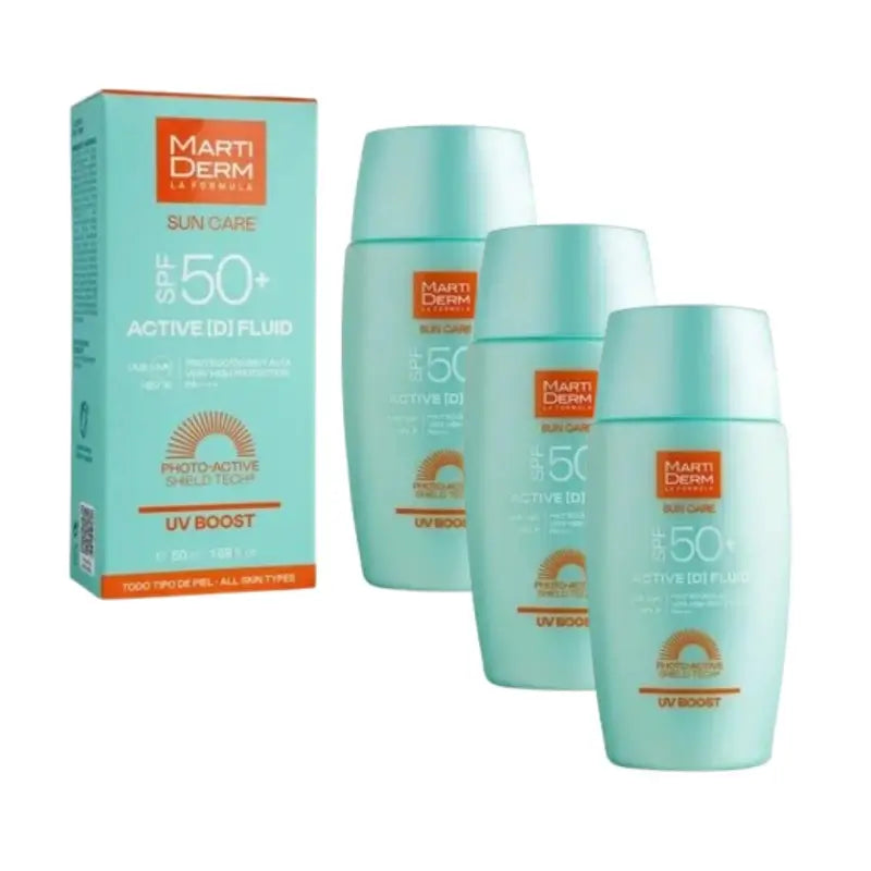 Martiderm Active [D] Fluid Spf50+, 3X50 Ml