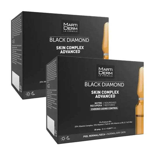Martiderm Black Diamond Skin Complex Advanced, paquet de 2 x 30 ampoules
