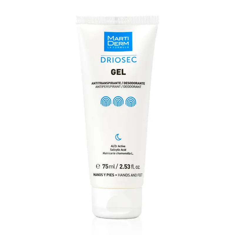 Martiderm Driosec Gel pour les mains et les pieds 75 ml